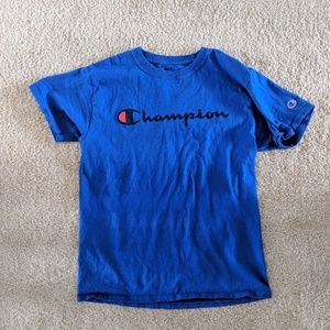 Champion blue tee
